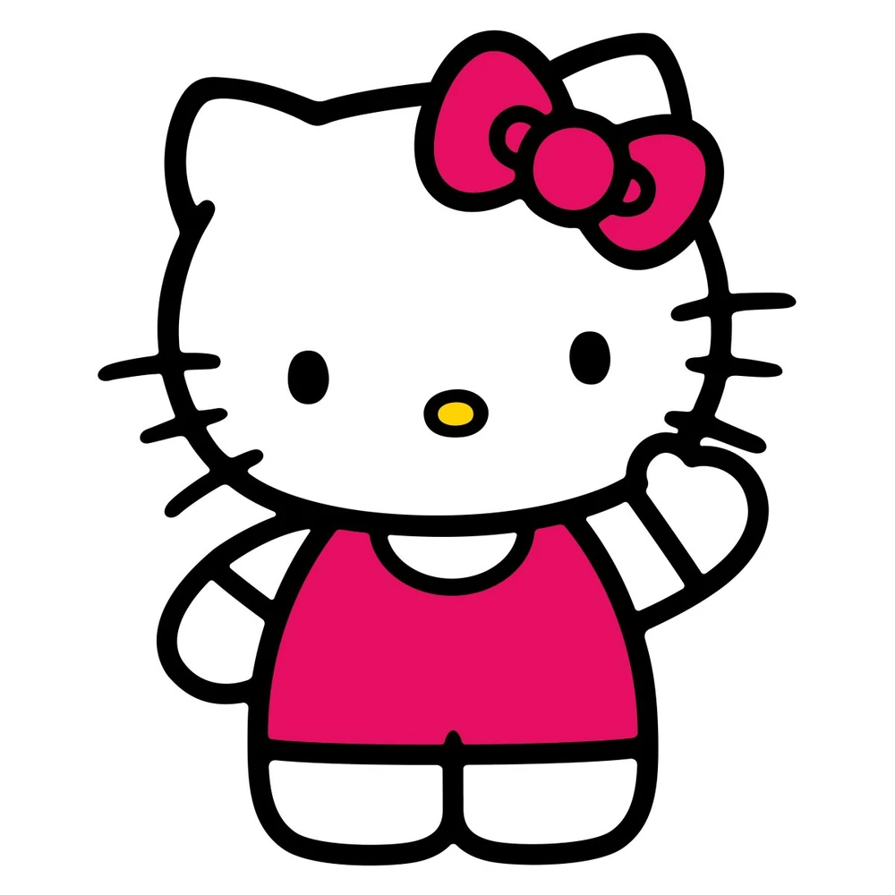 Hello Kitty perler bead sample